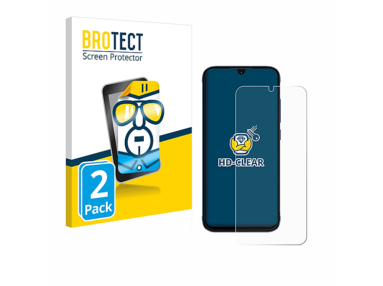 BROTECT 2x klare Schutzfolie(für Smart Infinix 2021) HD