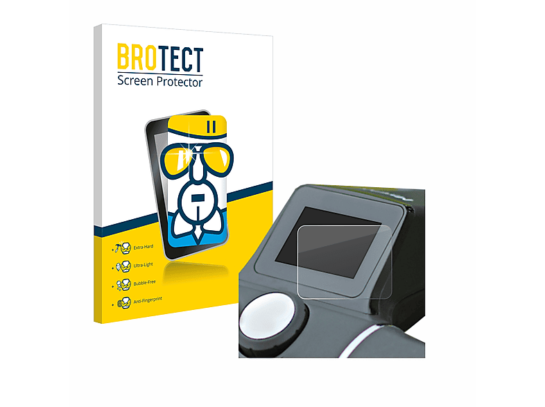 BROTECT Airglass klare Schutzfolie(für Motocaddy M7 Remote Electric Trolley)