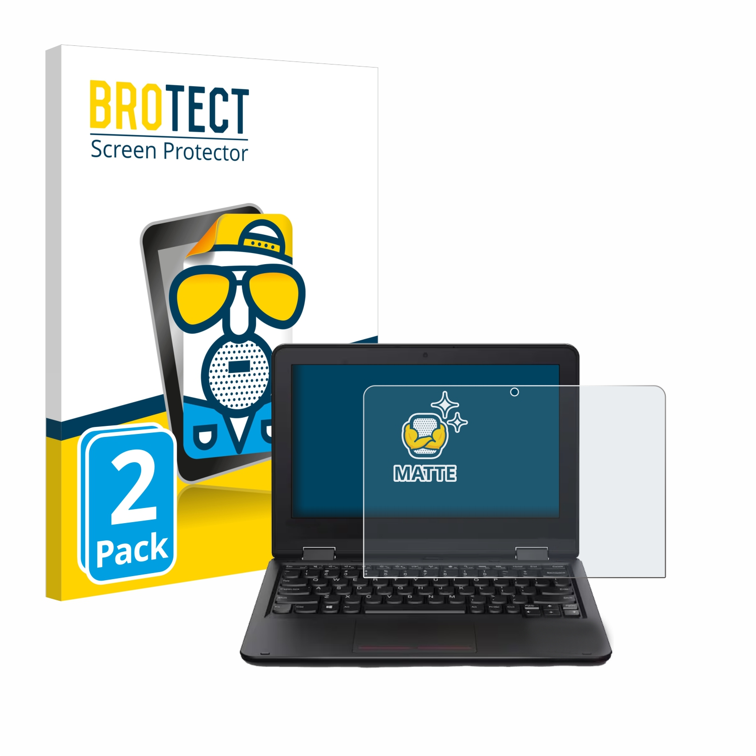 BROTECT 2x matte Schutzfolie(für Yoga 11e ThinkPad 5.Gen) Lenovo