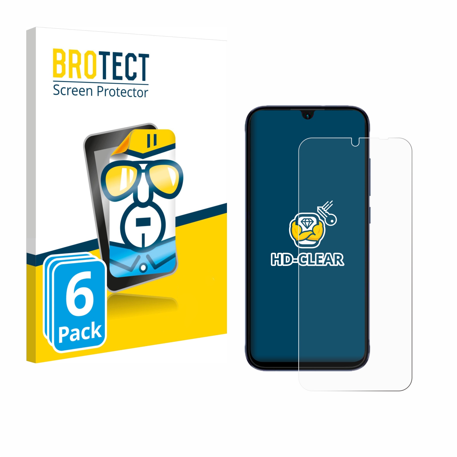 BROTECT 6x klare Schutzfolie(für Infinix Smart 2021) HD