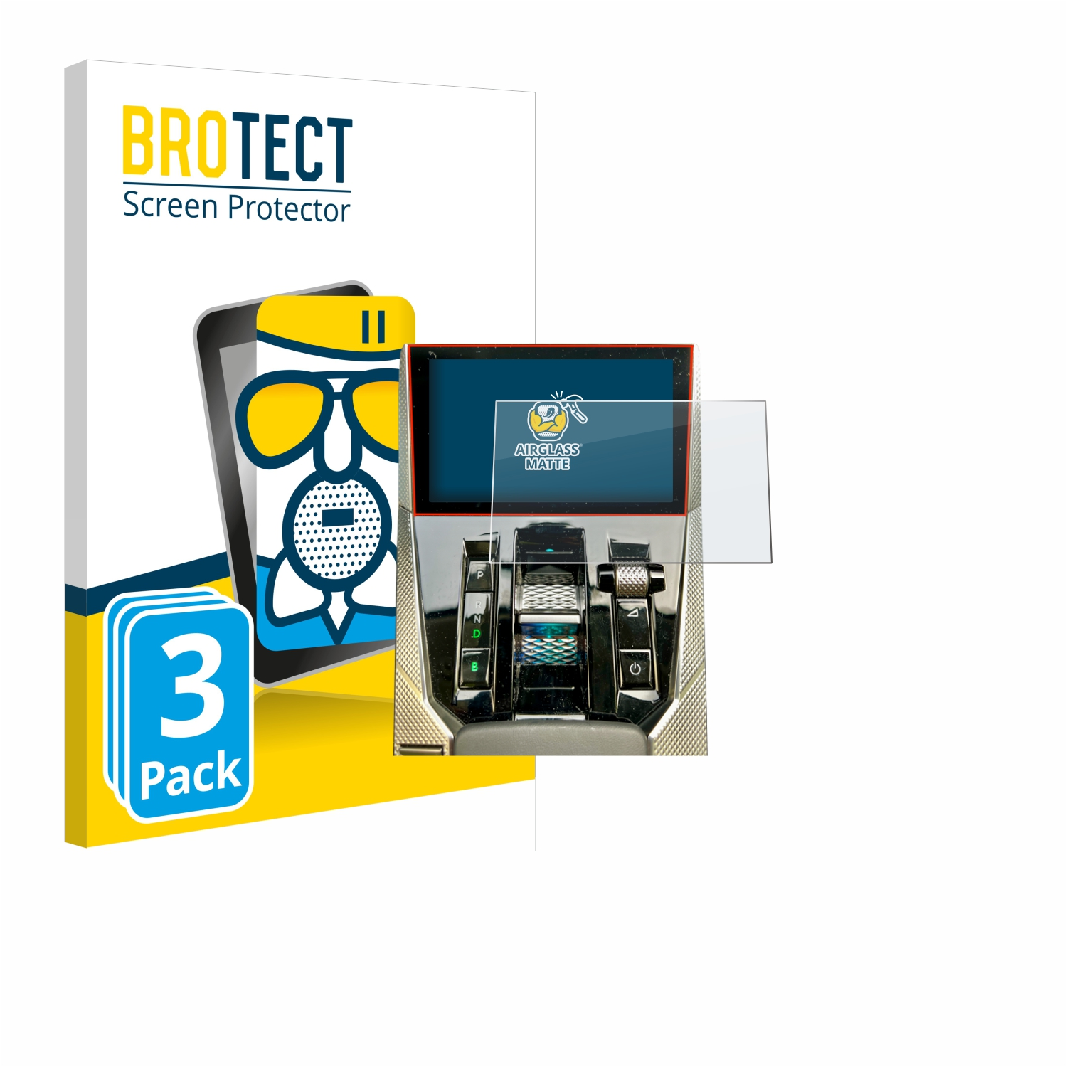 Airglass BROTECT 3x Smart matte DS Touch) 4 Schutzfolie(für