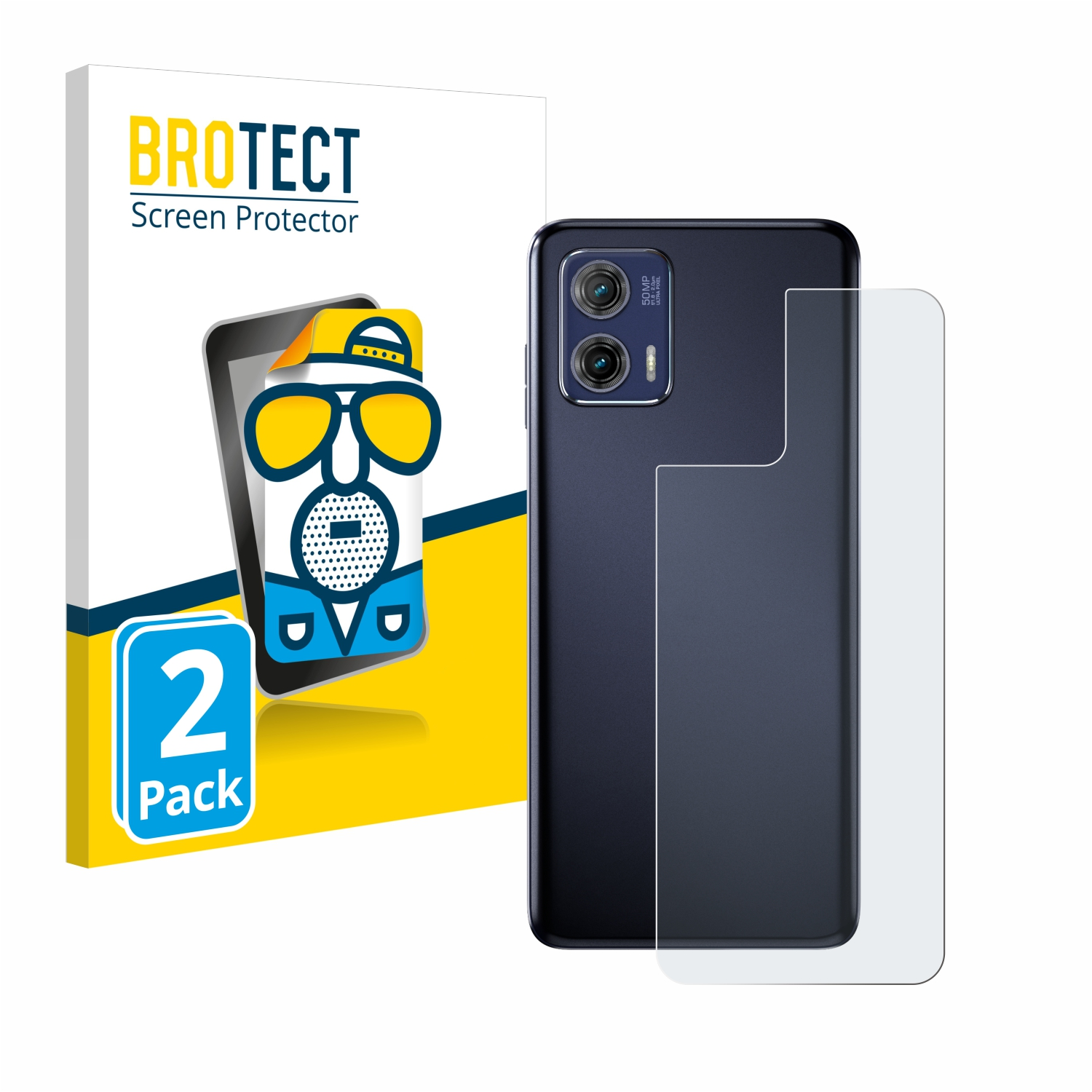 BROTECT 2x matte Moto G73 5G) Schutzfolie(für Motorola