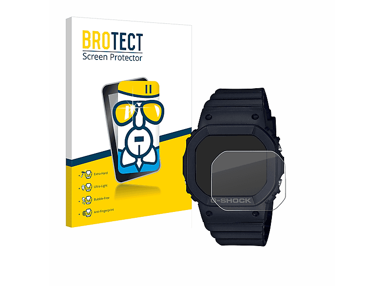BROTECT Airglass klare Schutzfolie(für Casio G-Shock GMD-S5600)