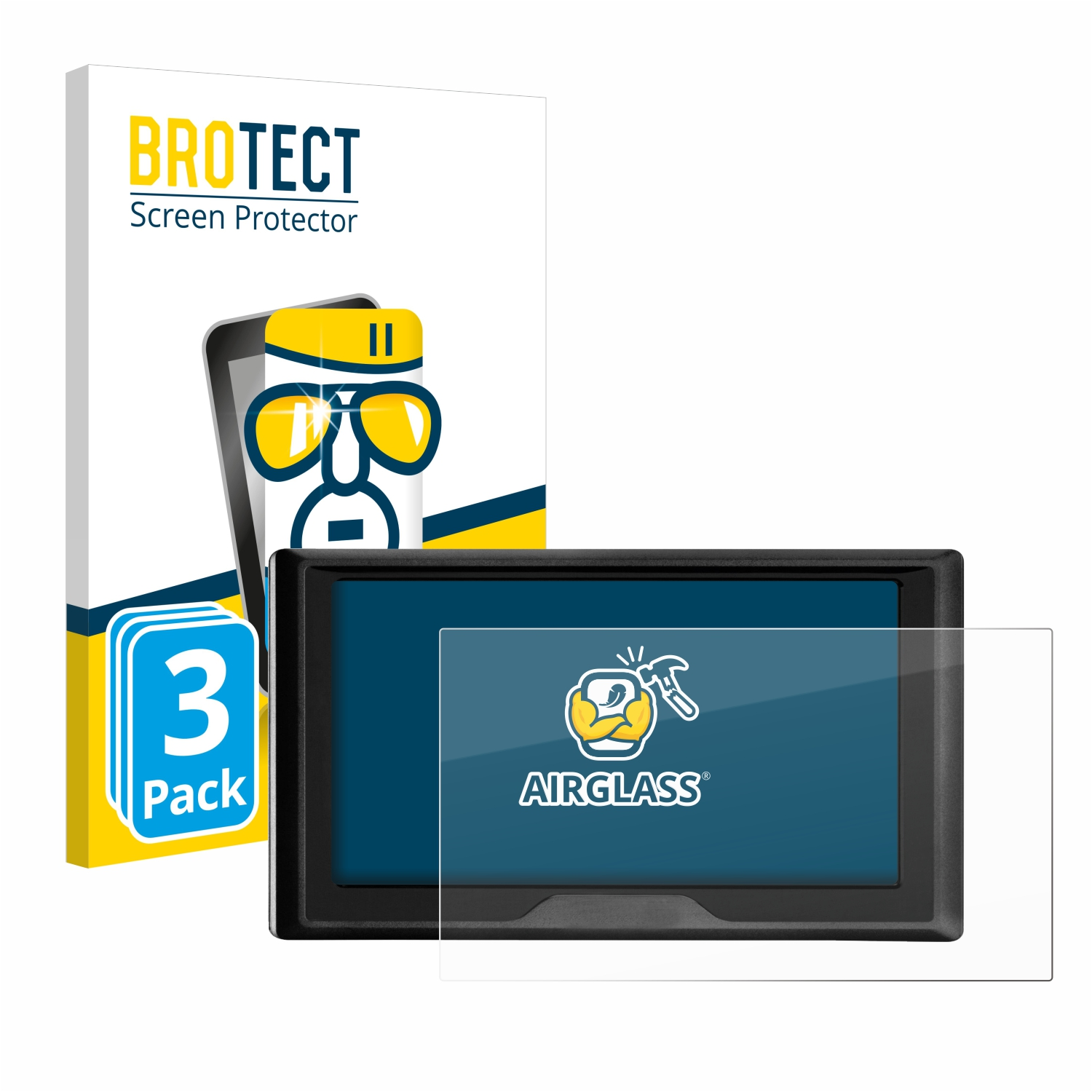 BROTECT 3x Airglass Garmin klare 50) Schutzfolie(für Drive