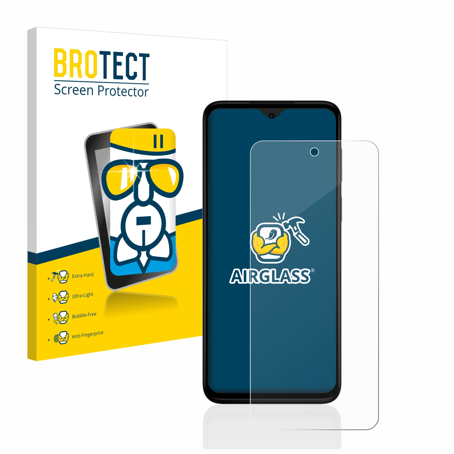 BROTECT Airglass klare Schutzfolie(für Motorola G Stylus (2023)) Moto
