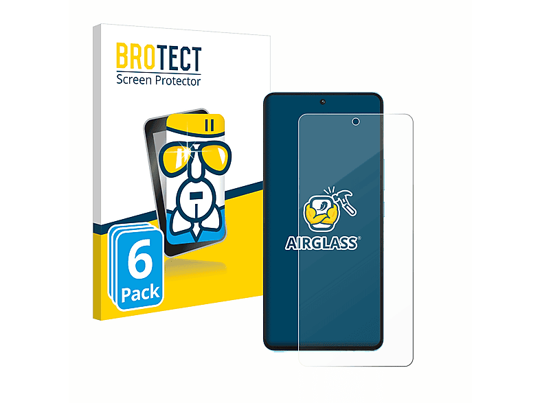BROTECT 6x Airglass klare Schutzfolie(für Vivo iQOO Neo 7 Pro) | Displayschutzfolien & Gläser