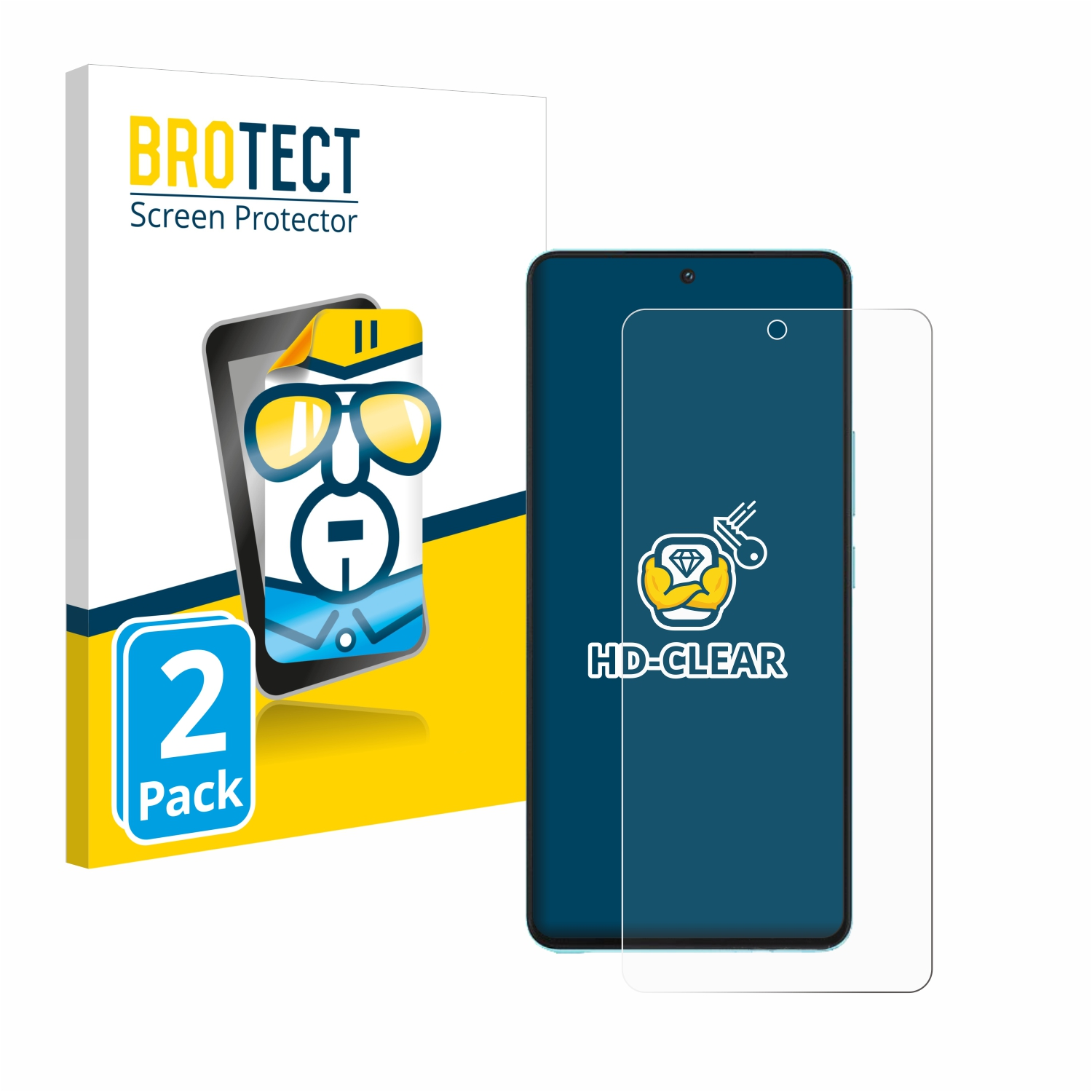 Neo 2x BROTECT Vivo iQOO klare Schutzfolie(für Pro) 7