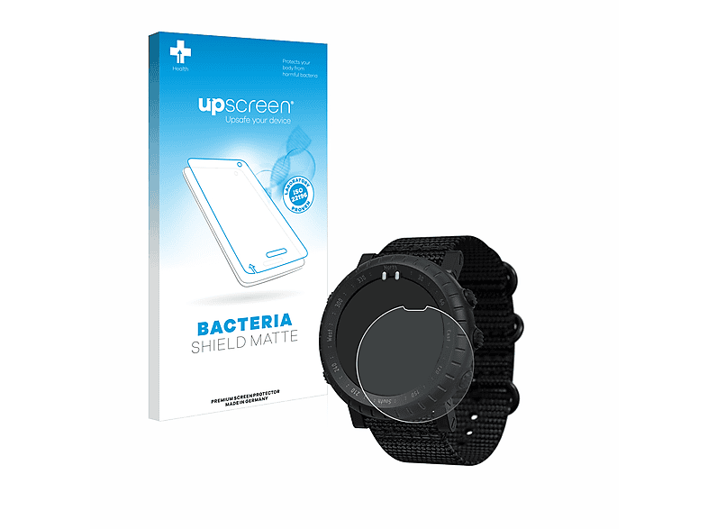 UPSCREEN antibakteriell entspiegelt matte Schutzfolie(für Suunto Core Alpha) | Smartwatch Schutzfolien & Gläser