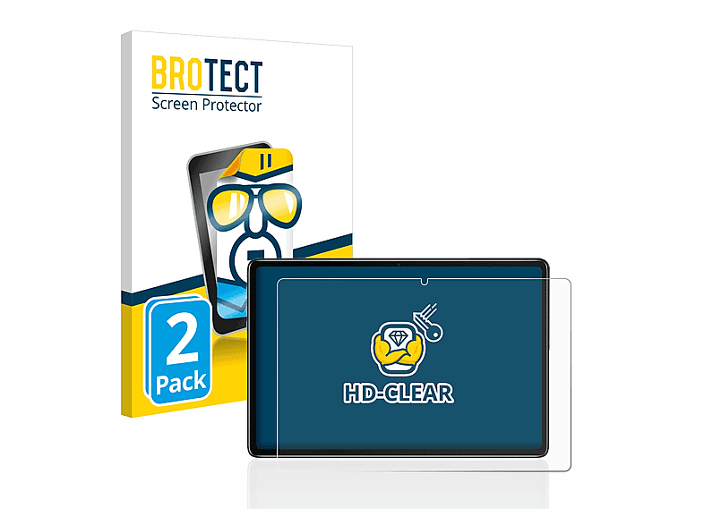 BROTECT 2x klare Schutzfolie(für Blackview Tab 7 Pro)