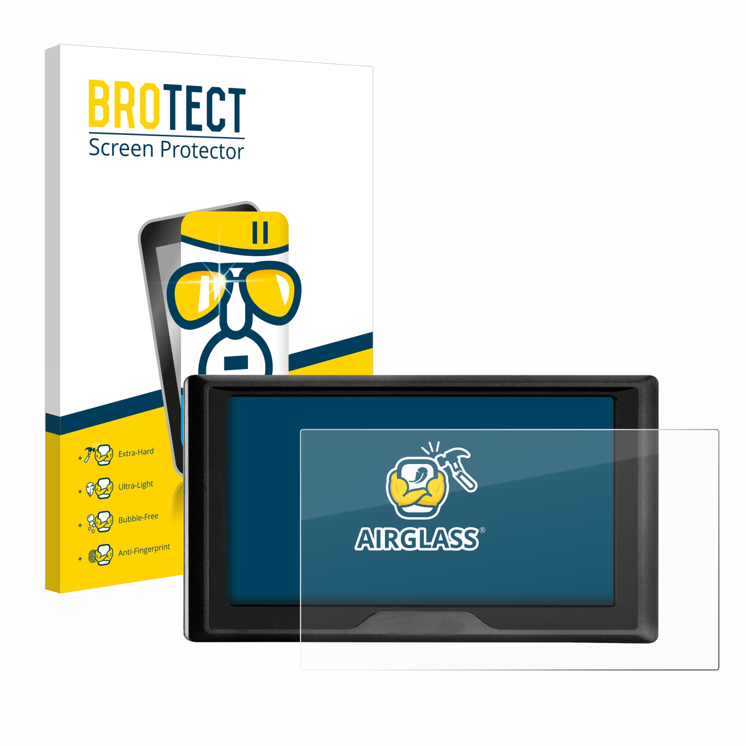 50) Airglass BROTECT Drive Garmin klare Schutzfolie(für