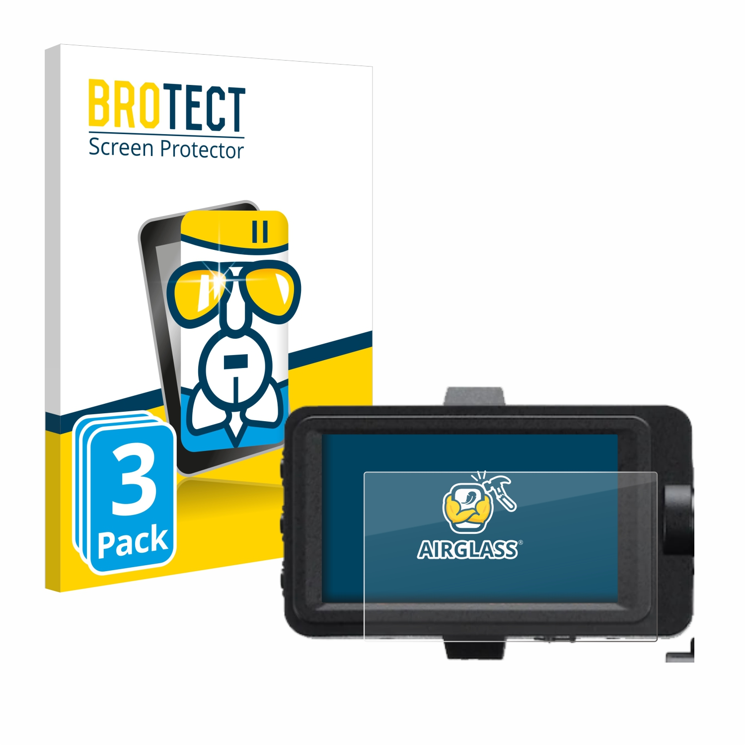 BROTECT 3x Airglass klare Schutzfolie(für Sony FX6)