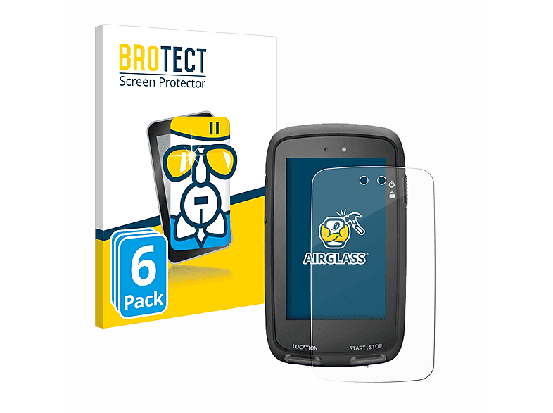 BROTECT 6x Airglass klare Schutzfolie(für Mitac Mio Cyclo Discover Pal) | Navi-Taschen & -Schutzfolien