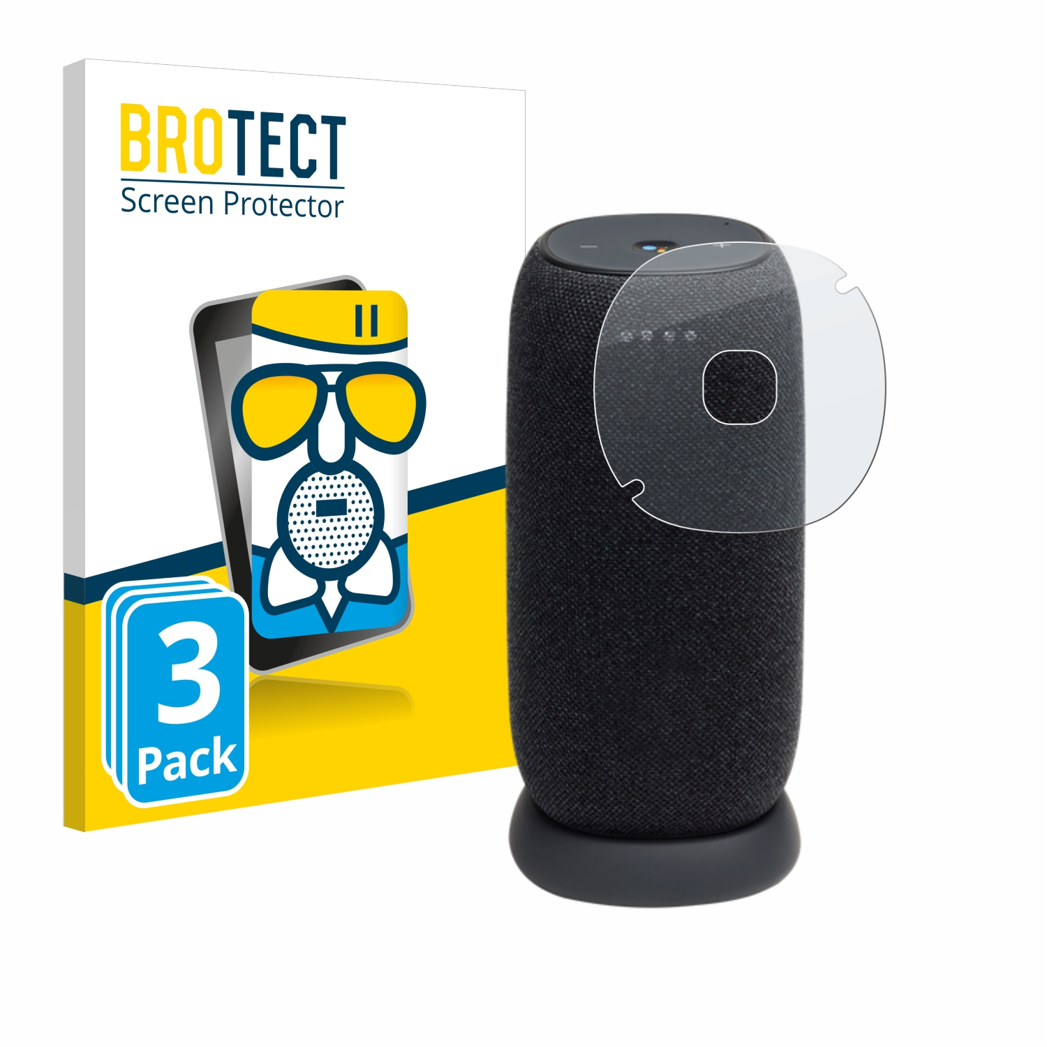BROTECT 3x Airglass matte Schutzfolie(für Link JBL Portable)