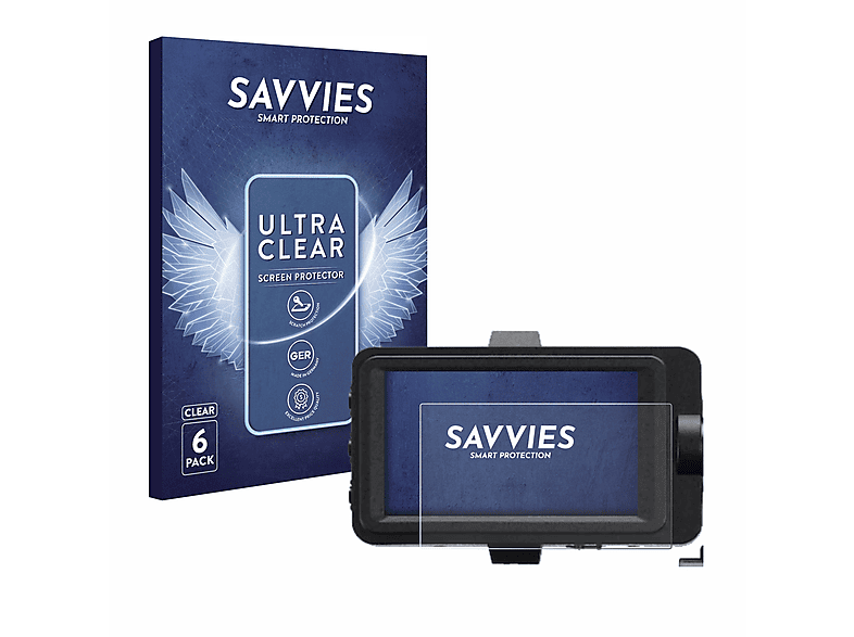 SAVVIES Schutzfolie(für klare FX6) 6x Sony