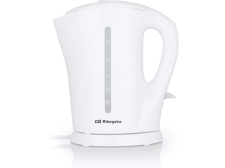 Orbegozo KT 6040 – Bollitore Elettrico In Vetro Con Filtro Per Tè, 1,8 L, 2200W, LED Blu, Manico Freddo, Senza BPA