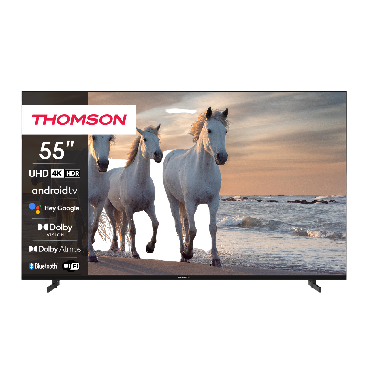 THOMSON 55UA5S13 LED TV (Flat, cm, 139 Zoll SMART UHD 55 4K, / TV)