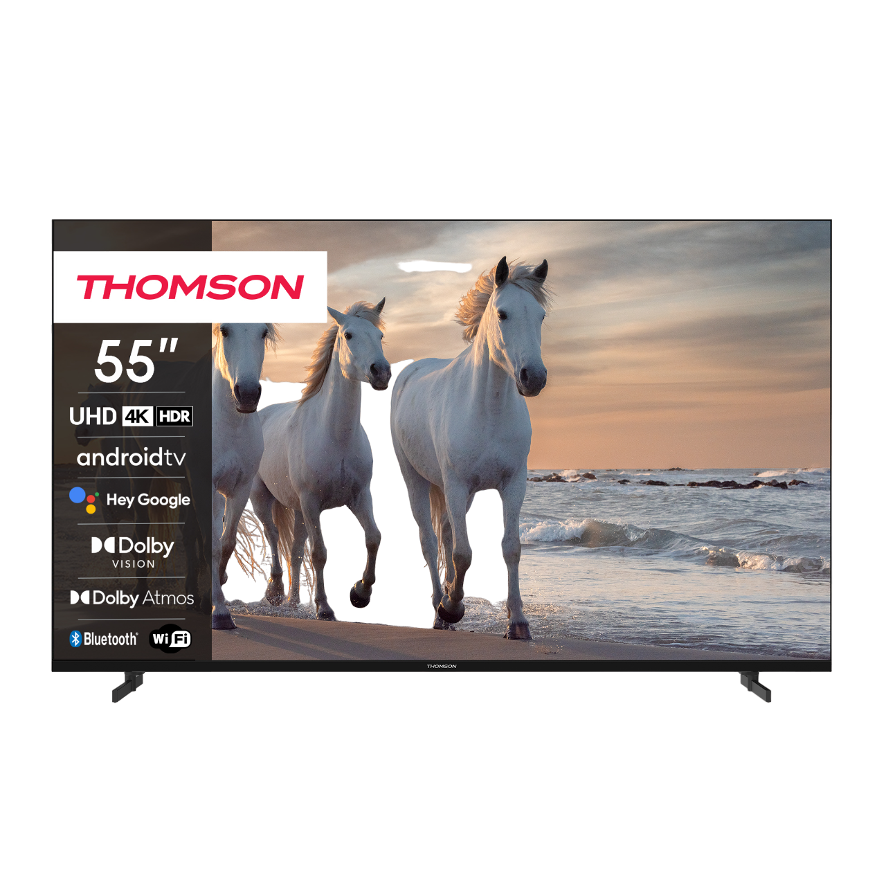 (Flat, SMART 4K, cm, / TV) TV 55 THOMSON UHD Zoll 55UA5S13 LED 139