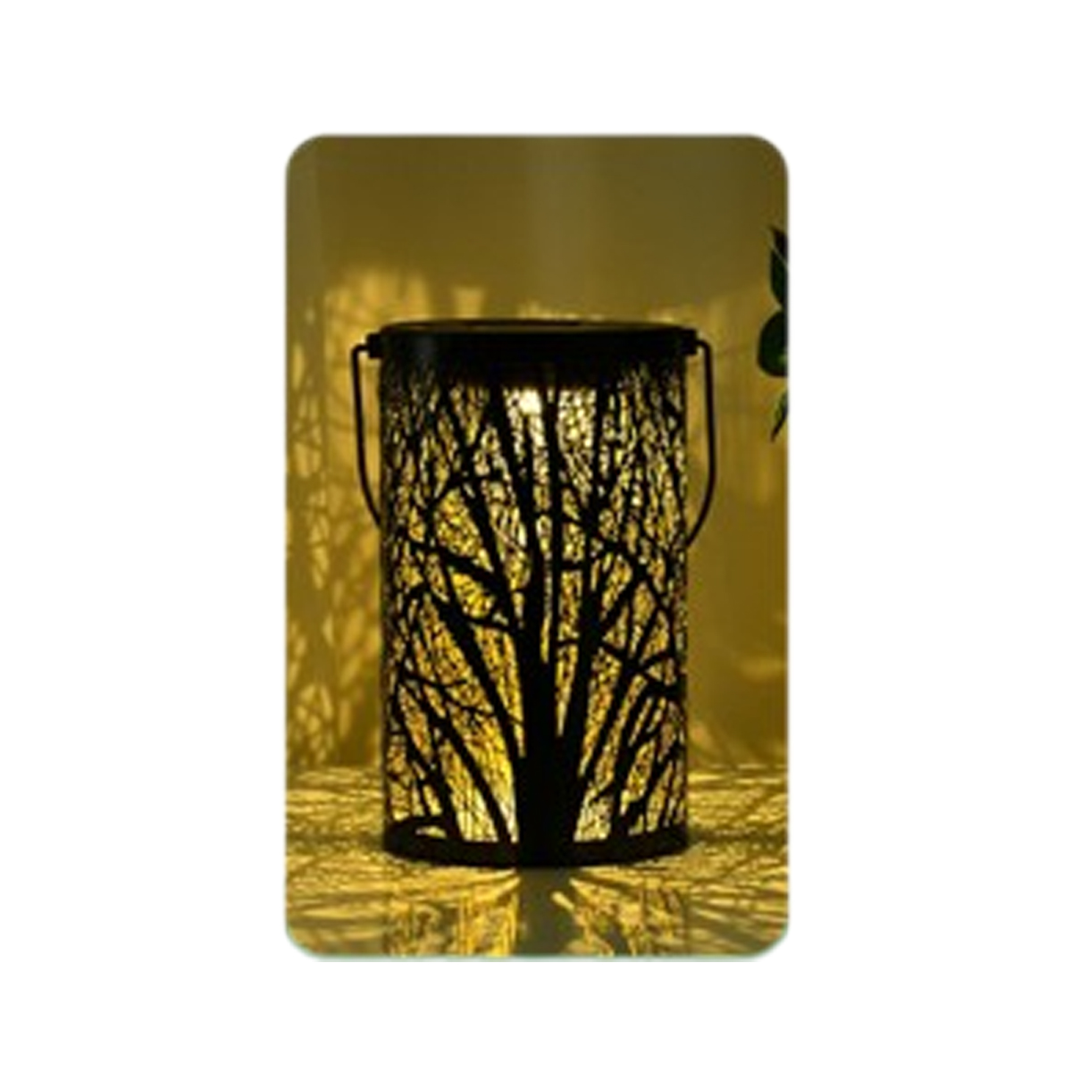 SYNTEK Außenleuchten Eisen Garten Solarbetrachtung Lichter Hängelampe Dekorative Lichter Baum Großer Großes-Baumlicht