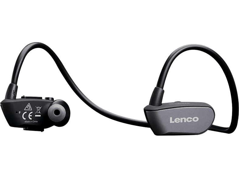 LENCO BTX-860BK, In-ear Bluetooth Headphone Bluetooth Schwarz-Grau