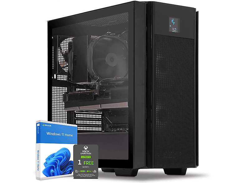 SEDATECH AMD Ryzen 7 7700X, Windows 11 Home mehrsprachig, PC-desktop mit AMD Ryzen™ 7 Prozessor, 64 GB RAM, 2000 GB SSD, NVIDIA GeForce RTX™ 4070, 12 GB