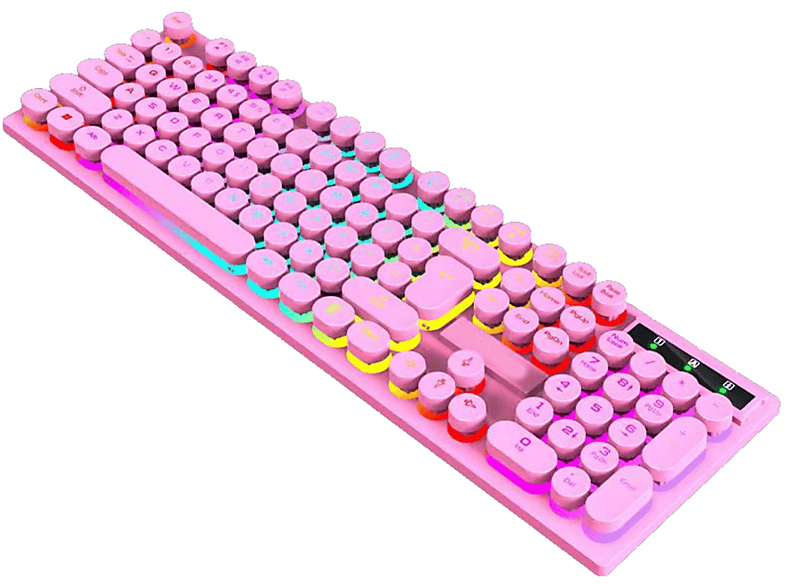 BRIGHTAKE Retro Stil Präzision Tastatur in Einem, Punk und - Gaming Tastatur