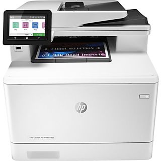 Impresora multifunción láser - HP Color LaserJet Pro MFP M479fdn, Láser, 28 ppm, Blanco