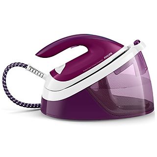 Centro de planchado - PHILIPS GC6842/30, 2400 W, 360, 6 bar, SteamGlide, Violeta