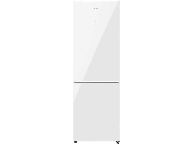 Frigorífico combi - CECOTEC Bolero CoolMarket Combi 322 Glass White E