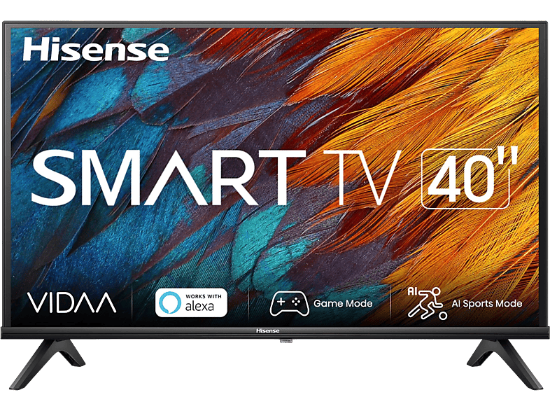 TV LED 40 - HISENSE 40A4K, UHD 4K, Multicolor