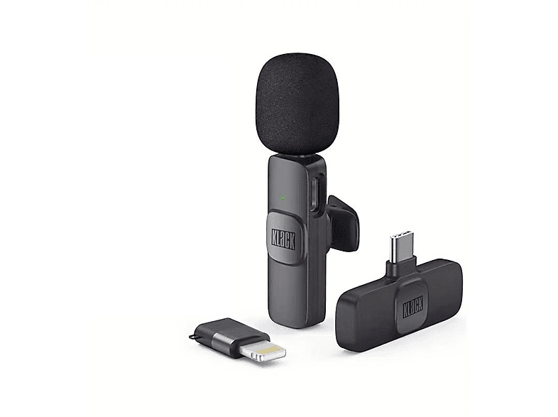 Klack K8 Micrófono Inalámbrico con Reducción de Ruido Compatible