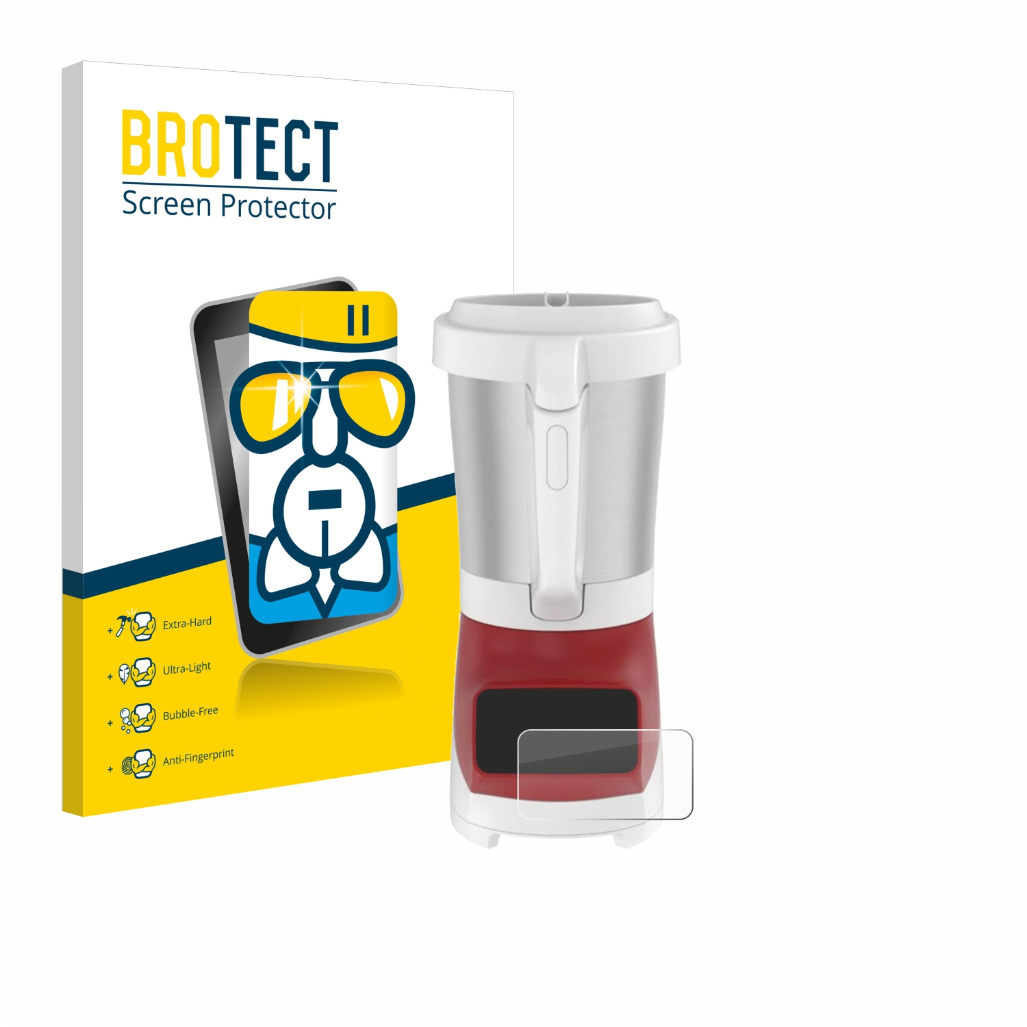 BROTECT Airglass klare Schutzfolie(für Moulinex ‎LM924500)