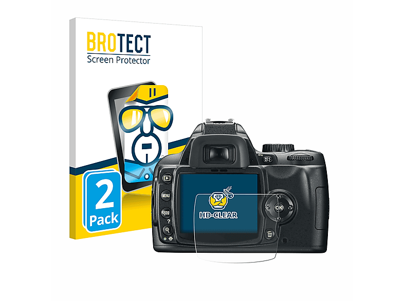 D60) Schutzfolie(für BROTECT Nikon klare 2x