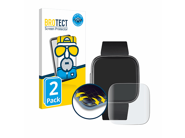 matt 3D Flex Versa Curved Schutzfolie(für Full-Cover BROTECT 2) Fitbit 2x