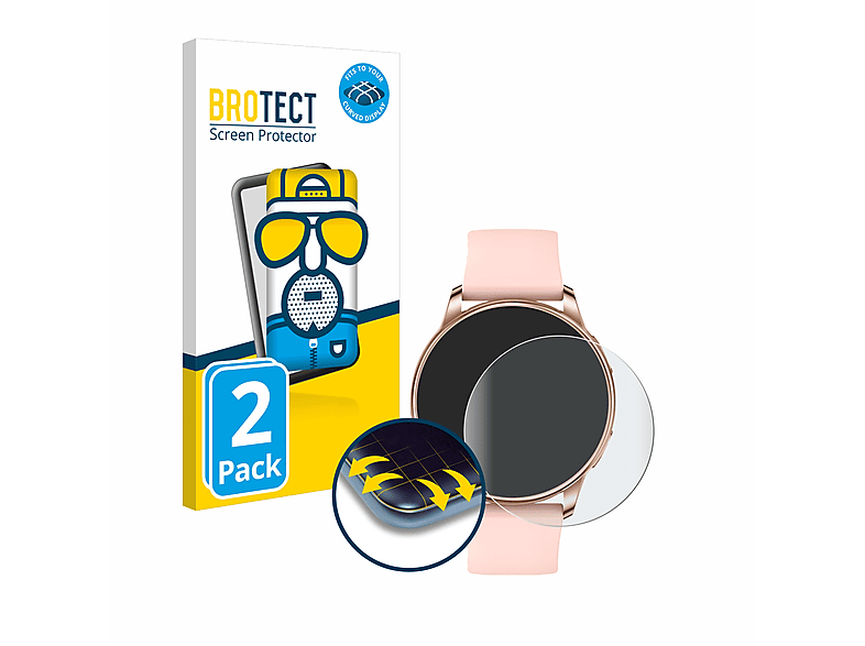 BROTECT Levowatch 2x Curved 3D matt F2) Full-Cover Schutzfolie(für Flex