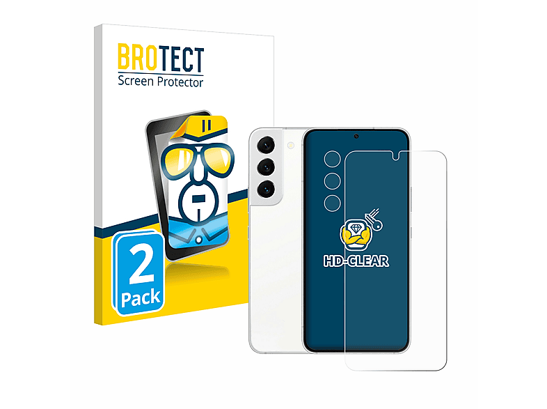 Schutzfolie(für klare Galaxy S22 Samsung BROTECT Enterprise Edition) 2x