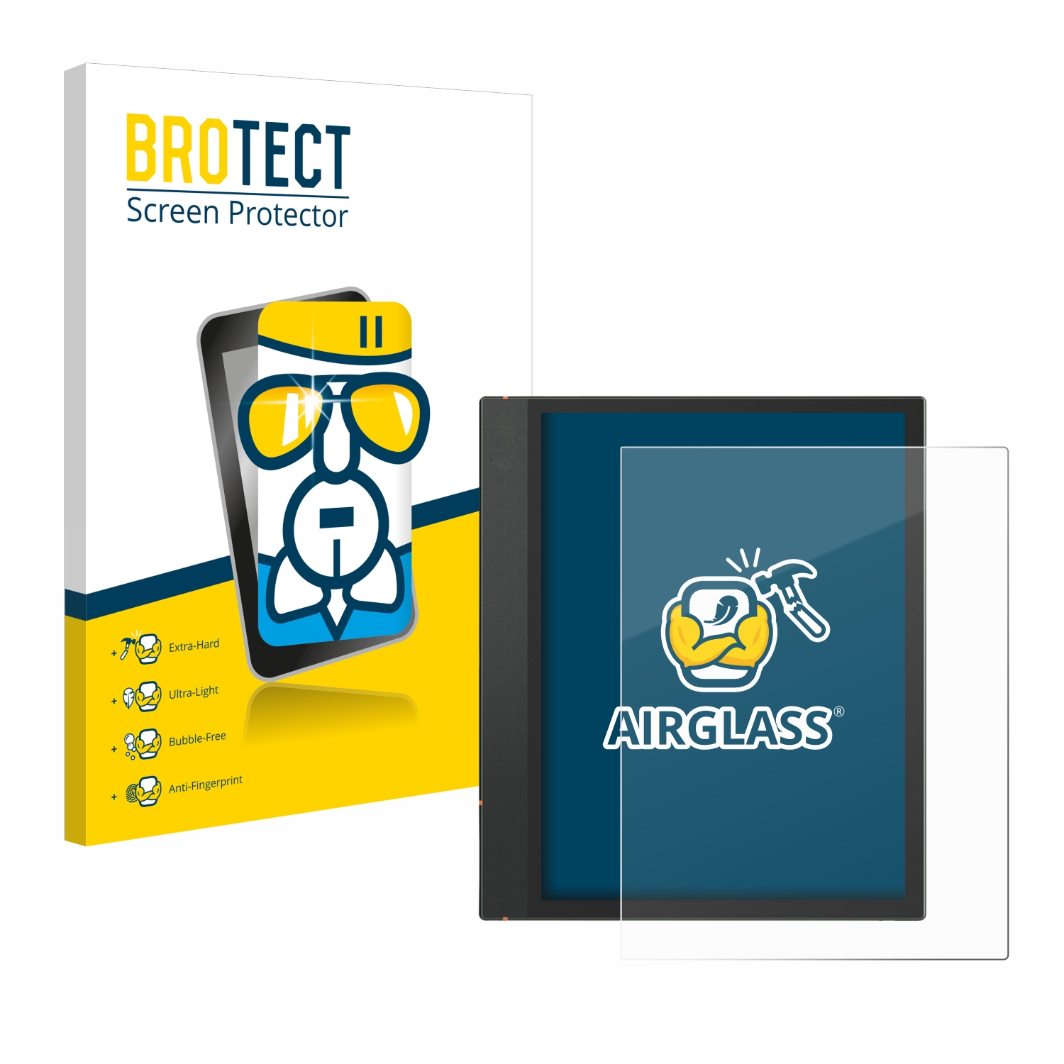 BROTECT Airglass klare Schutzfolie(für Onyx Note Boox C) 3 Air