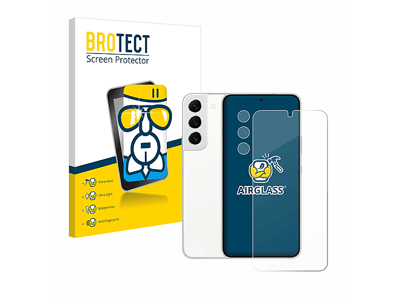 BROTECT Airglass klare Schutzfolie(für Samsung Galaxy S22 Enterprise Edition)