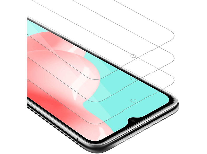Schutzfolie(für 3x Galaxy 5G) Glas / CADORABO Schutzglas 4G A72 Tempered Samsung