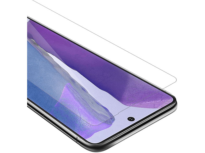 CADORABO Schutzglas Tempered Glas Schutzfolie(für Samsung Galaxy NOTE 20)