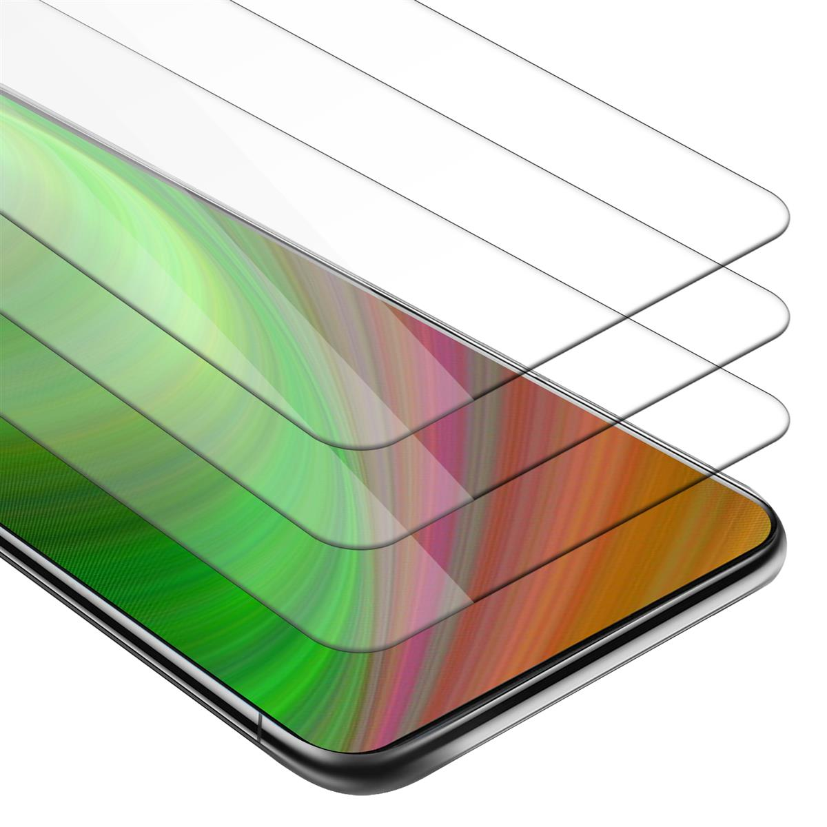 Tempered 5G) Schutzglas Glas 3x Schutzfolie(für CADORABO A90 Samsung Galaxy