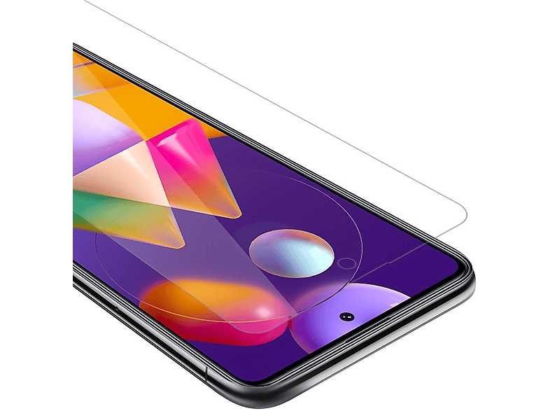 CADORABO Schutzglas Tempered Glas Schutzfolie(für Samsung Galaxy M31s)