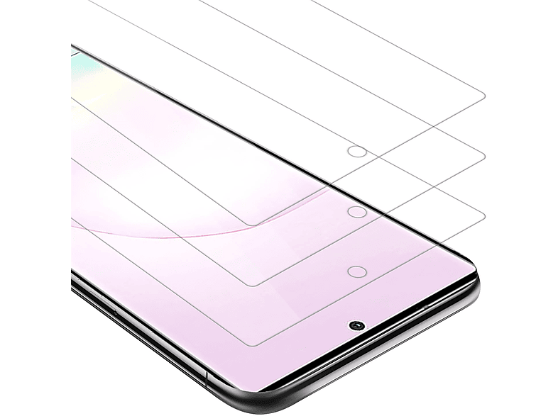 Cadorabo Vetro Temperato Per Huawei Mate 30 Lite - 9H, Trasparente, Compatibile 3D Touch, 3 Pezzi - 2