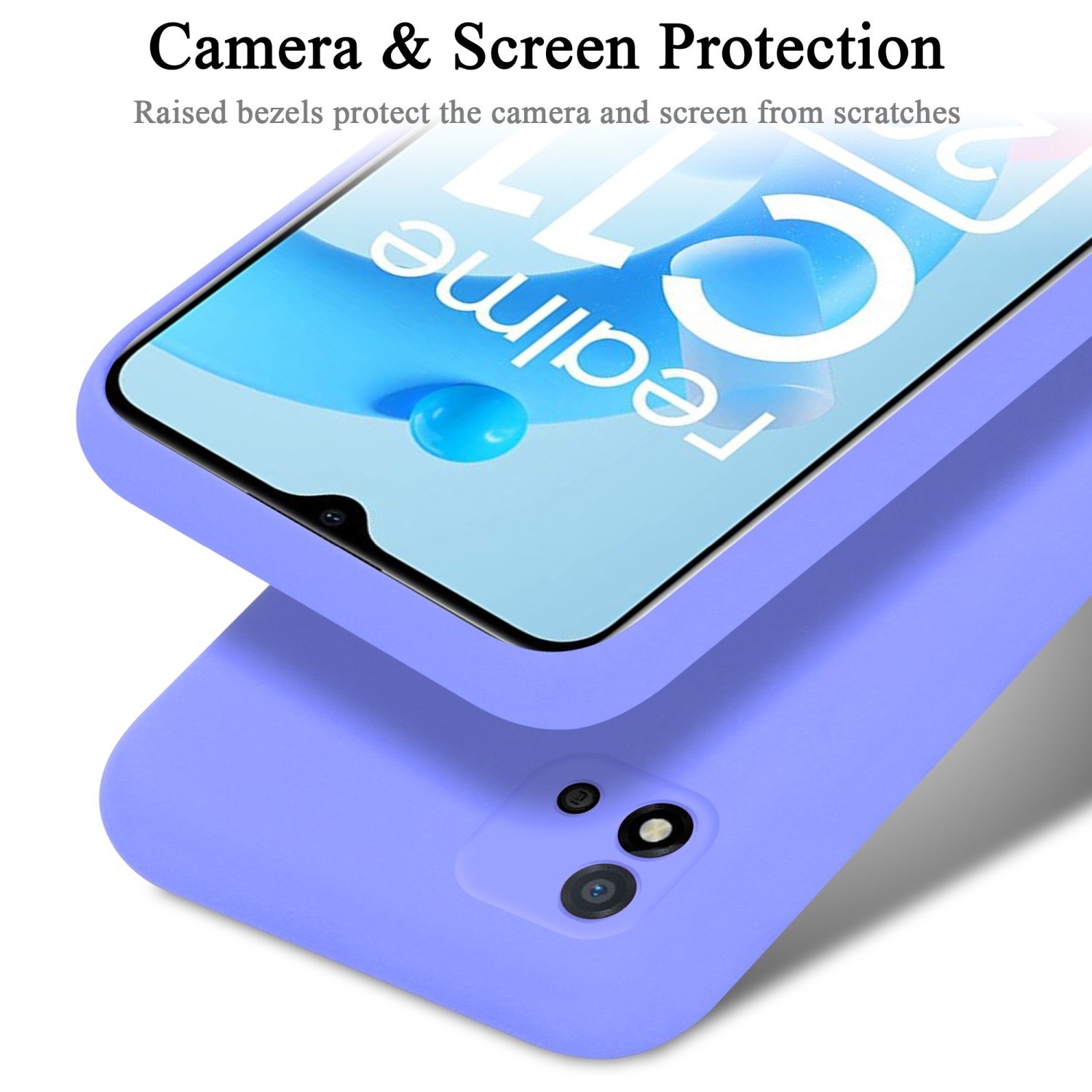 Liquid C11 Backcover, im Hülle HELL CADORABO LIQUID LILA Style, Realme, Case Silicone 2021,