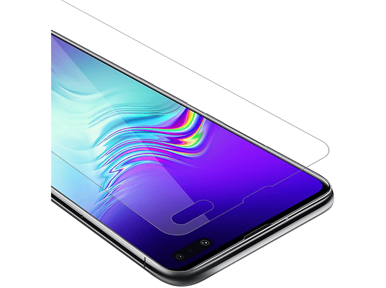 CADORABO Schutzglas Tempered Glas Schutzfolie(für Samsung Galaxy S10 5G)