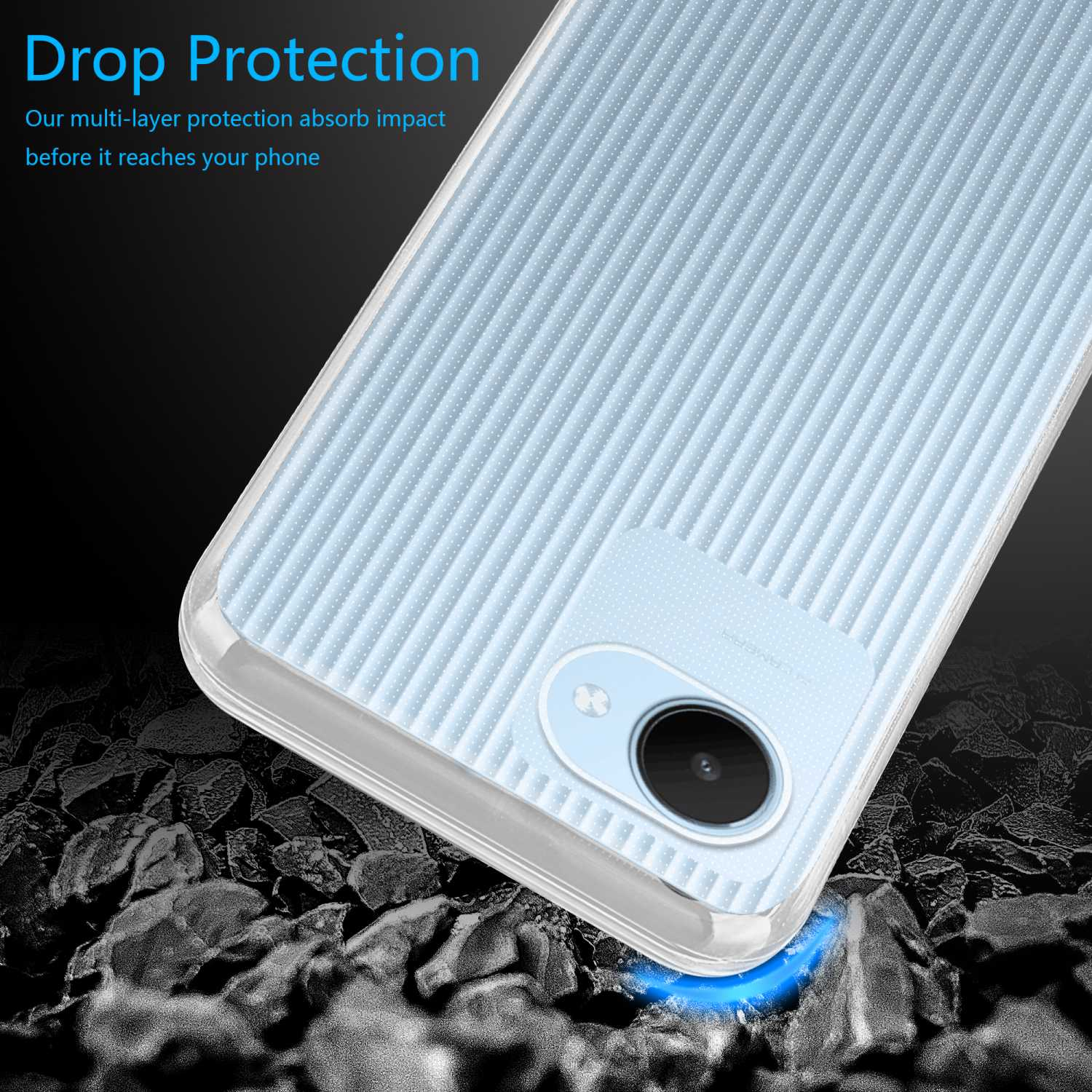 CADORABO TPU Ultra Slim PRIME, Backcover, 50i Narzo C30 / TRANSPARENT VOLL Schutzhülle, AIR Realme