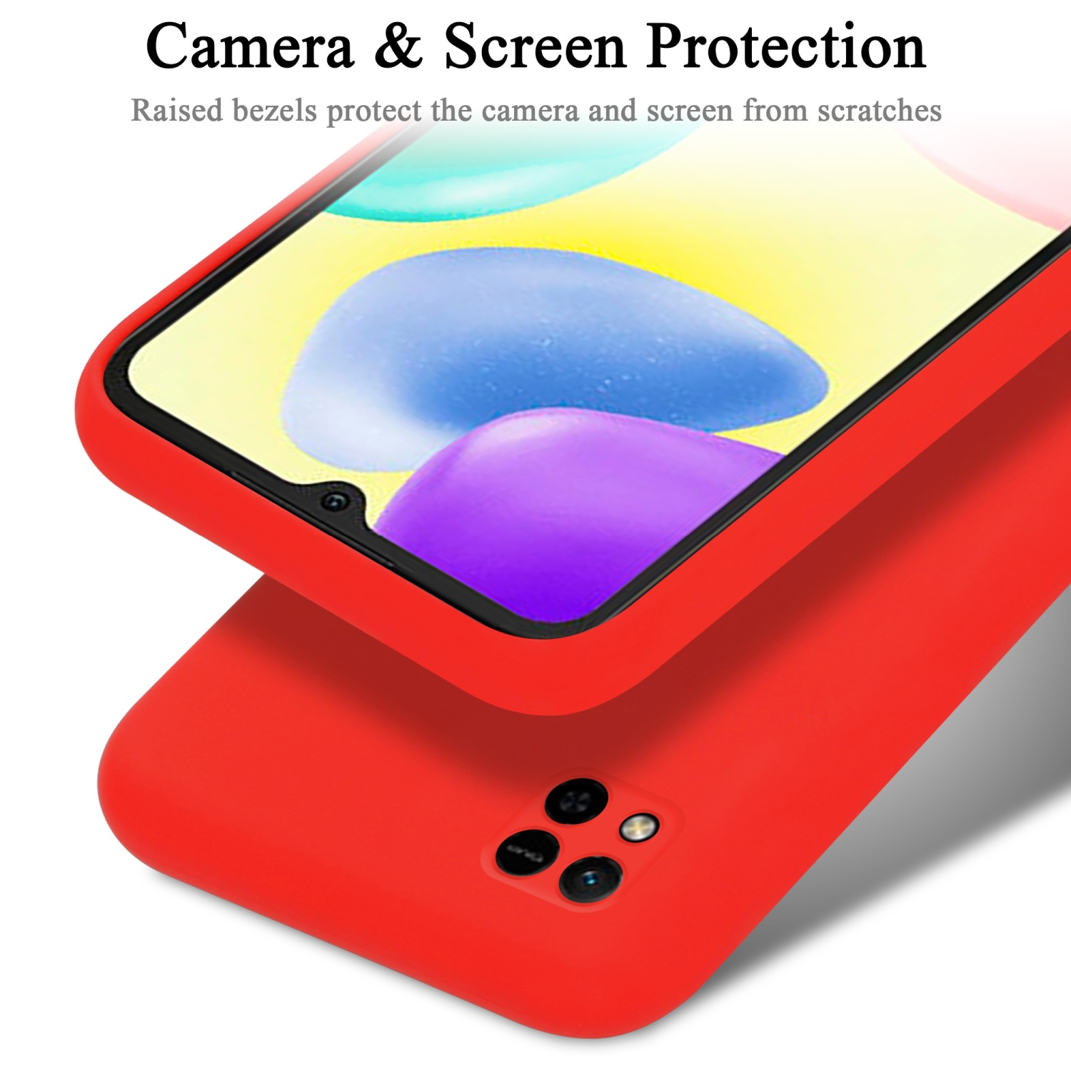 Backcover, / 9C Hülle LIQUID RedMi ROT Style, Case CADORABO im Liquid 10A, Silicone RedMi Xiaomi,