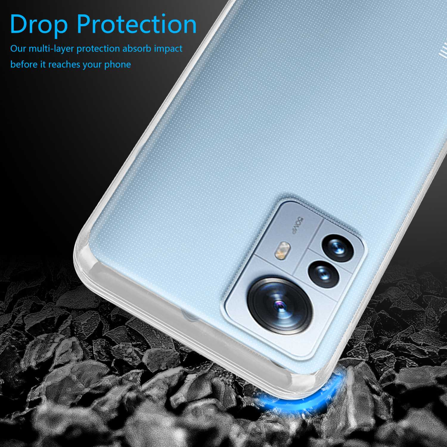 CADORABO TPU Ultra Slim 12 PRO, TRANSPARENT Backcover, Schutzhülle, AIR Xiaomi, VOLL