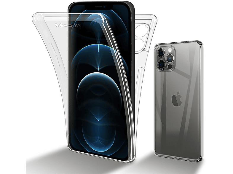 CADORABO TPU 360 Grad Case Hülle, Backcover, Apple, iPhone 12