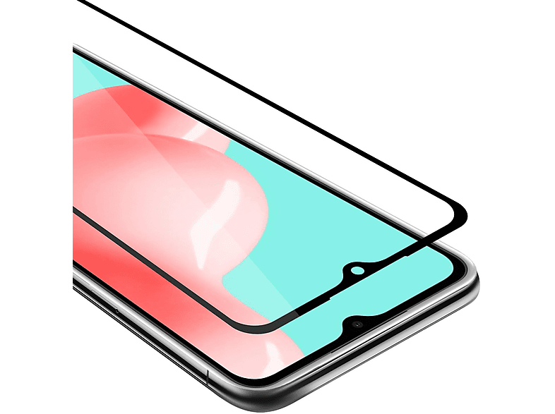 CADORABO Schutzglas voll kelebend Schutzfolie(für Samsung Galaxy A32 4G)