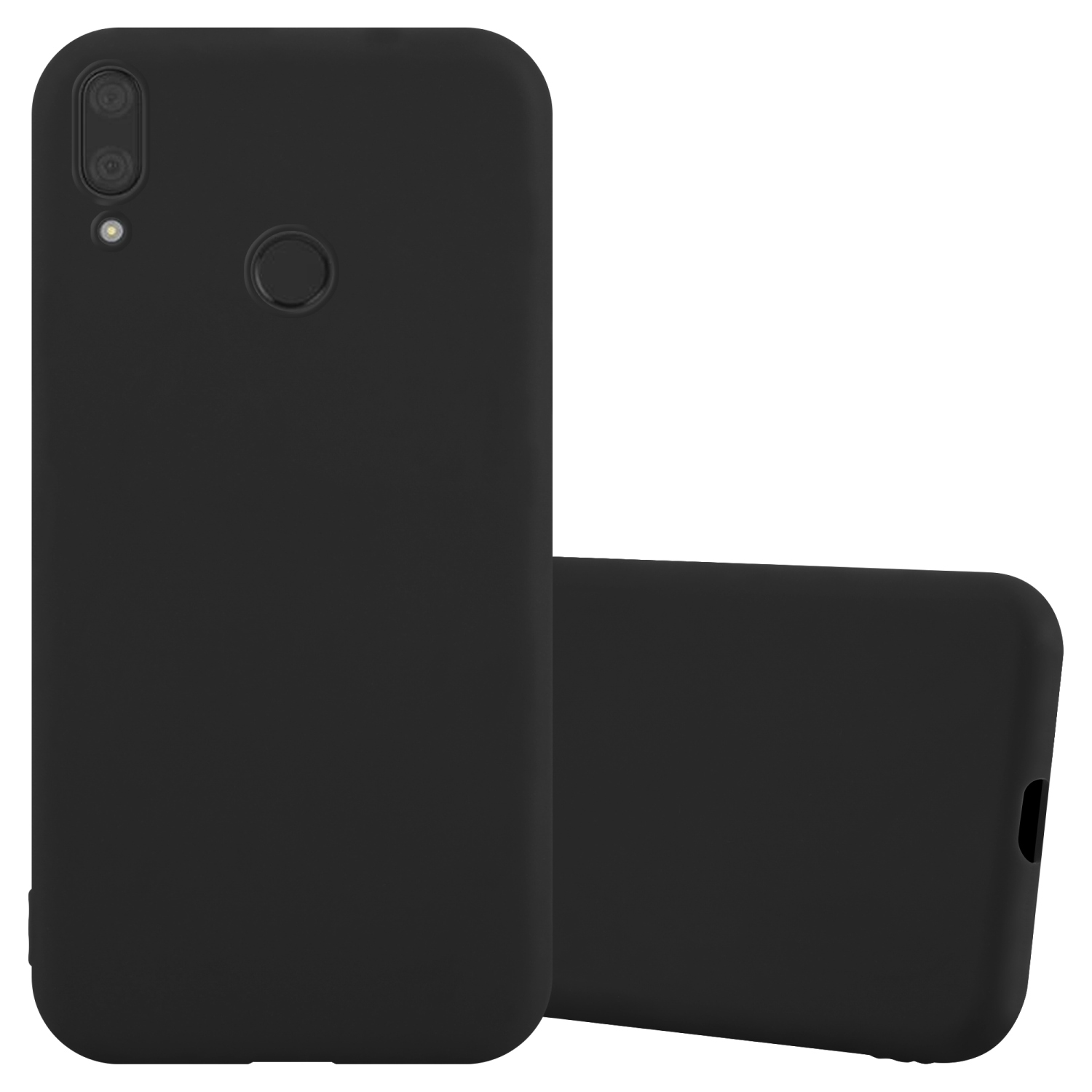 CADORABO Hülle Backcover, PRIME im Huawei, Style, SCHWARZ / CANDY Candy Y7 2019 TPU 2019, Y7